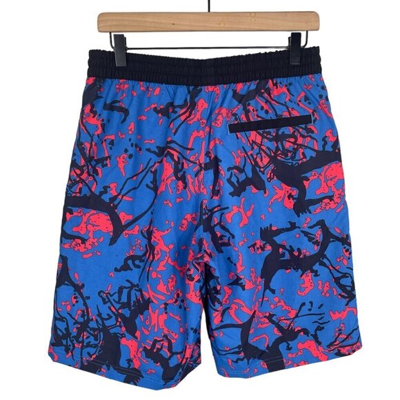 Adidas Shorts Mens Medium NWT Abstract Archive Print Streetwear Retro Basketball - Picture 4 of 7